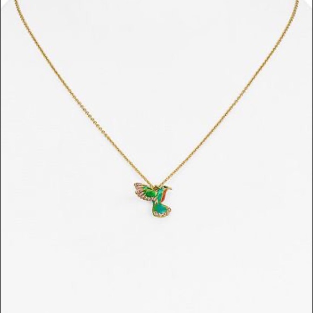 Retired Kate Spade hummingbird necklace NWT - Picture 4 of 9